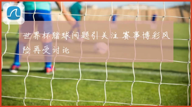 世界杯赌球问题引关注 赛事博彩风险再受讨论